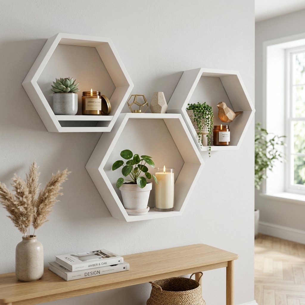 Geometric Shelving Display Ideas