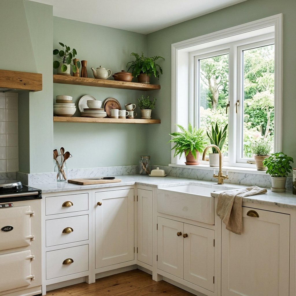 Soft Green Kitchen Paint Ideas