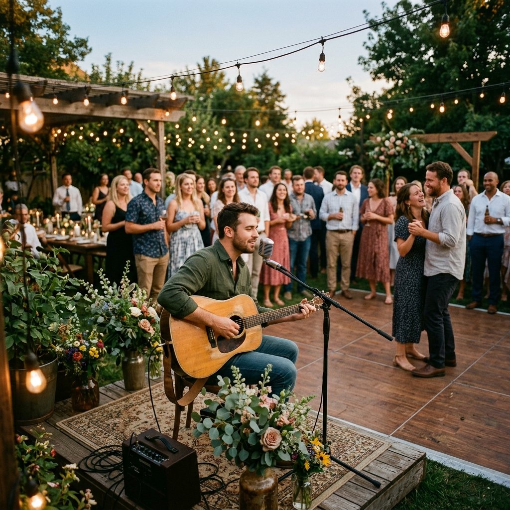 32 Backyard Wedding Celebration Ideas Every Couple Needs to See Right Now 20 Backyard Wedding Live Music Ideas