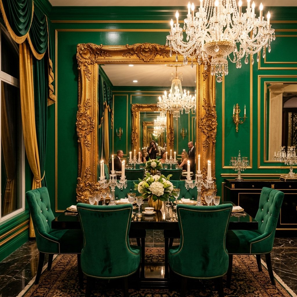 Hollywood Regency Dining Room Mirror Ideas