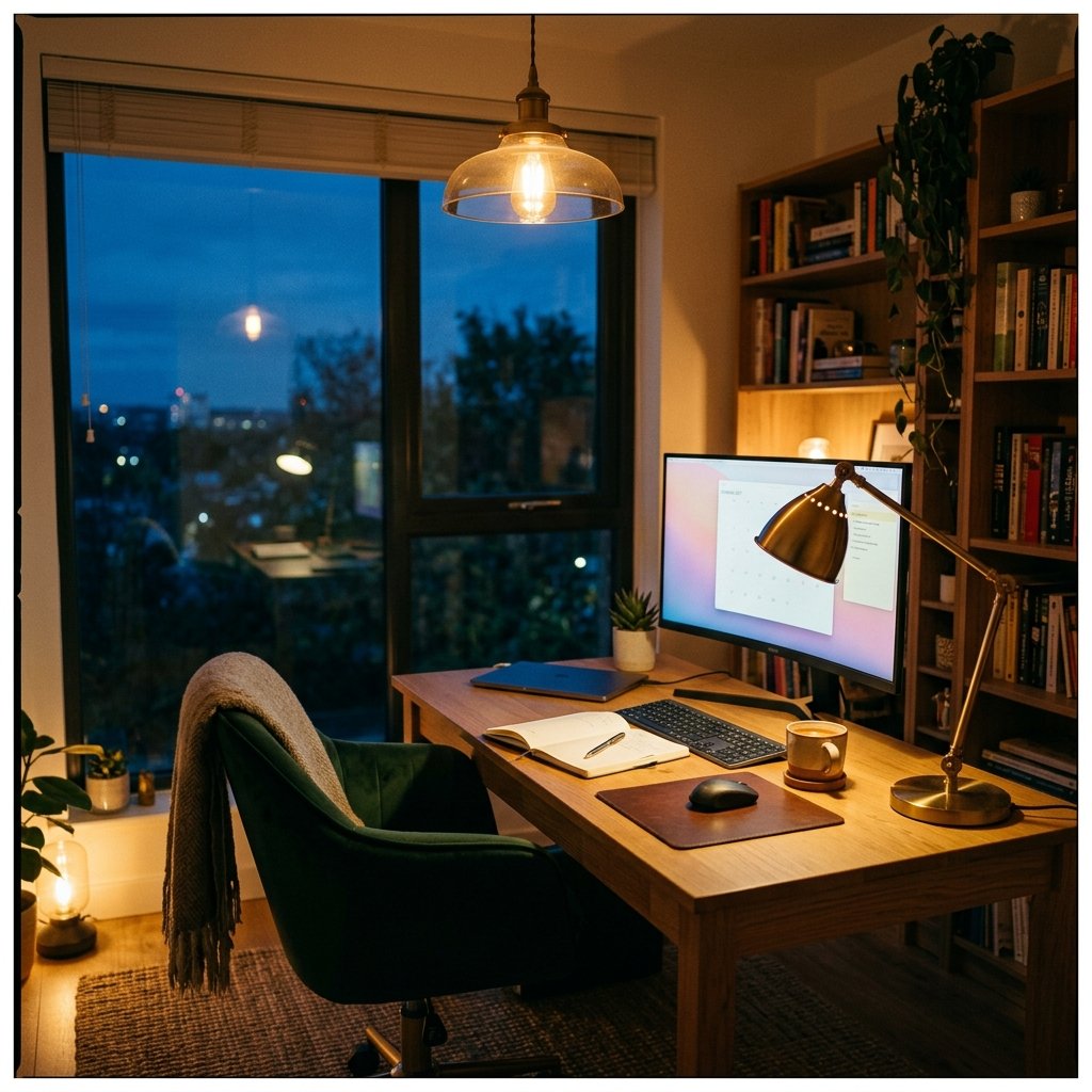 Home Office Lighting Design Ideas
