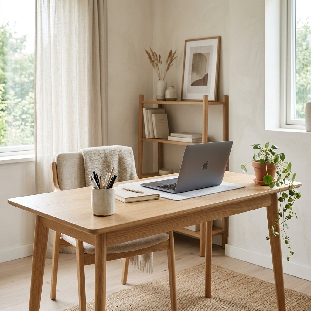 Japandi Home Office Ideas