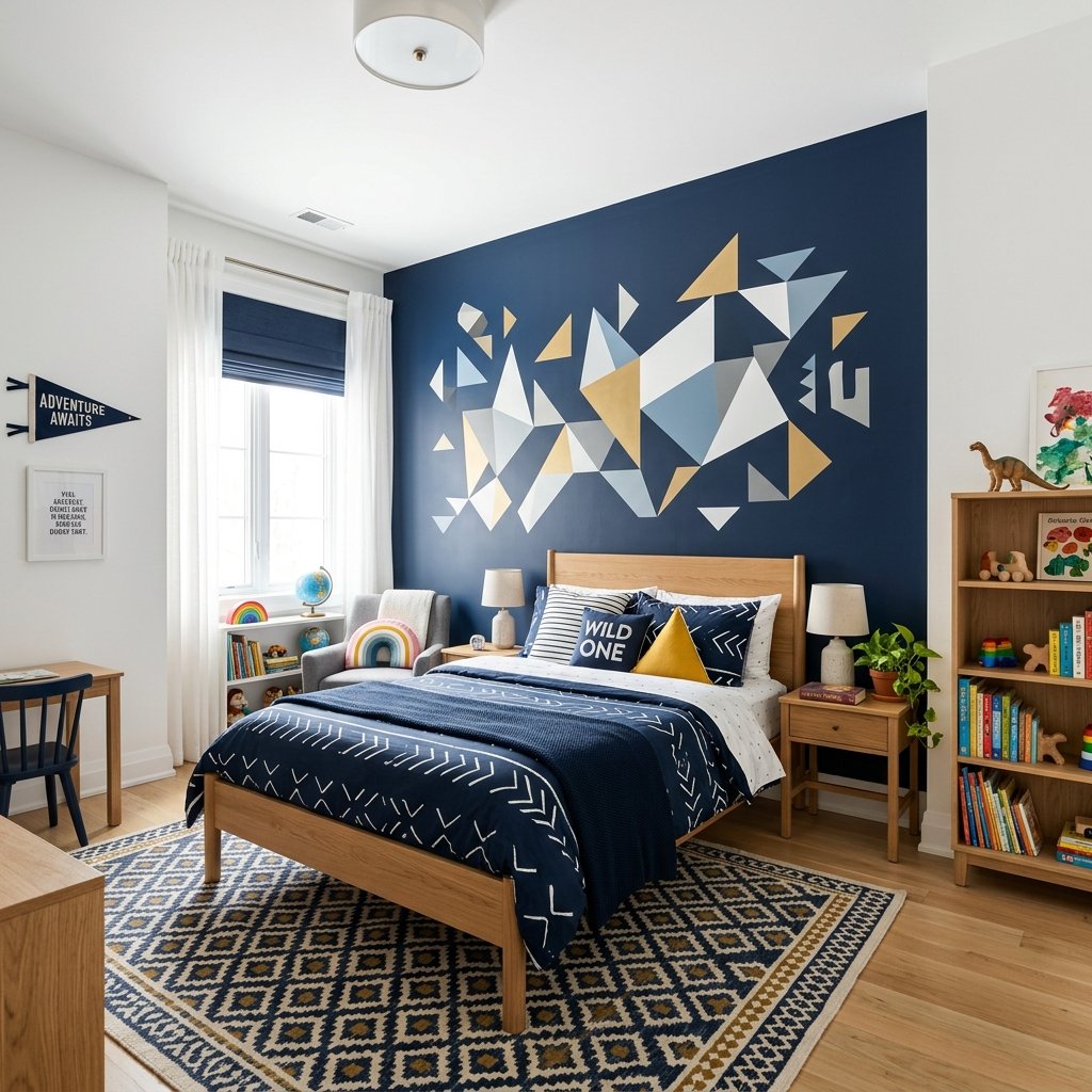 32 Creative Kids Room Ideas to Transform Any Bedroom Fast 27 Kids Room Accent Wall Ideas