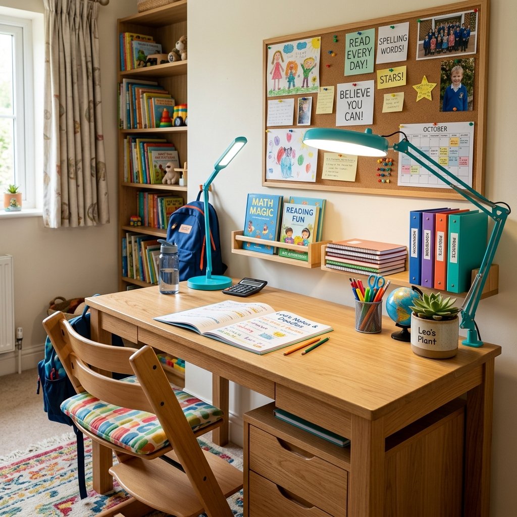 32 Creative Kids Room Ideas to Transform Any Bedroom Fast 11 Kids Study Corner Ideas