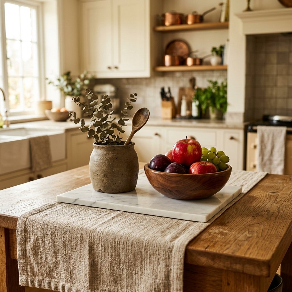 Kitchen Island Texture Layering Ideas
