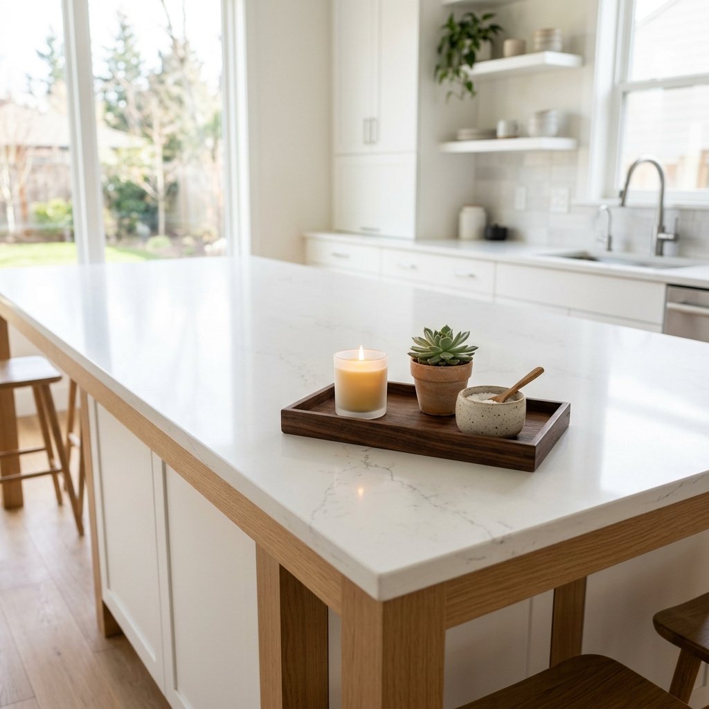 Kitchen Island Clutter Free Styling Ideas