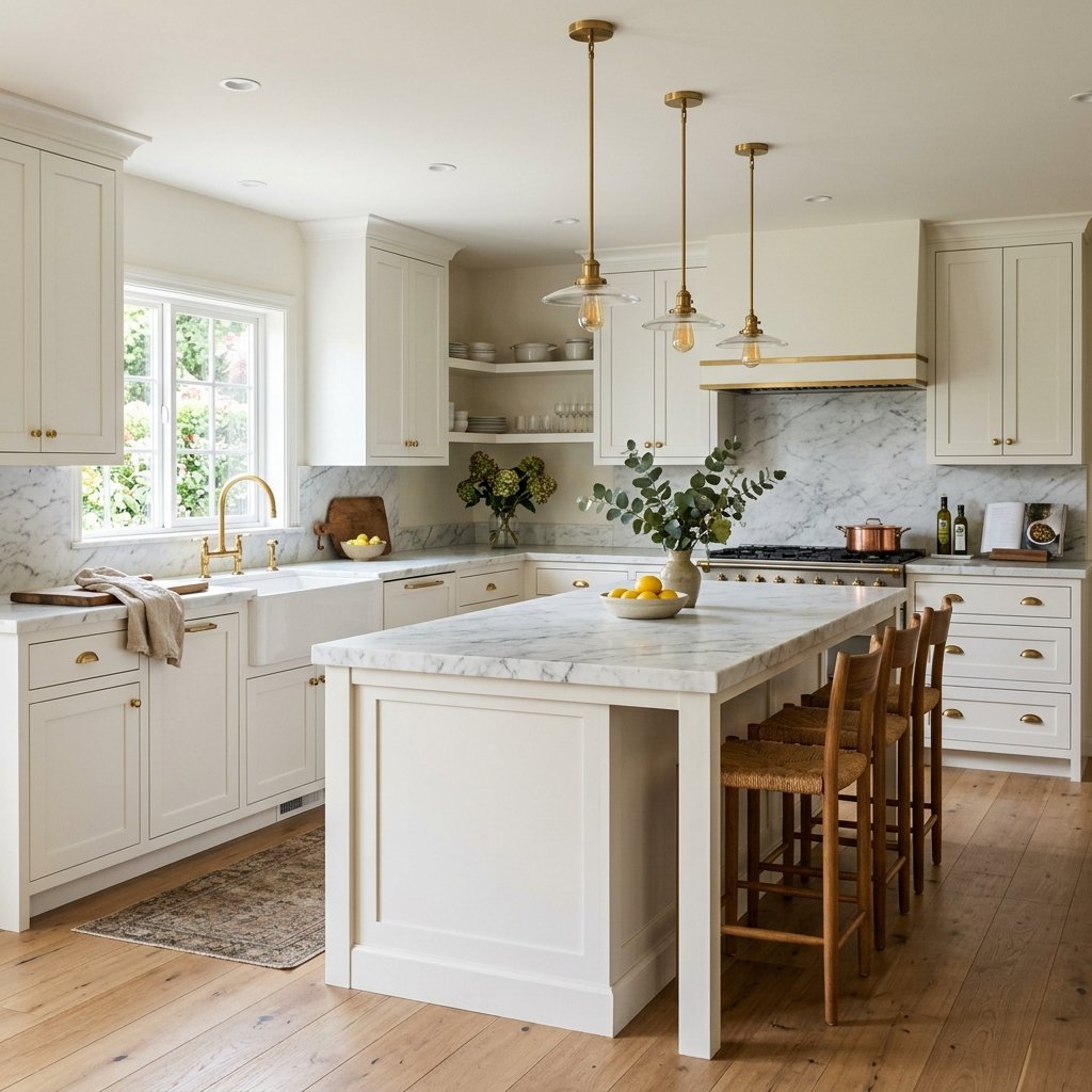 Timeless Kitchen paint colors With Marble Countertop Ideas