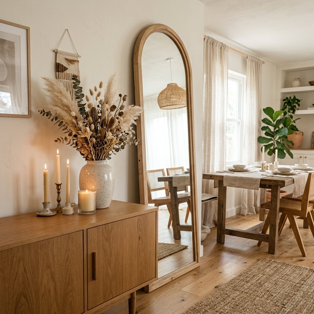 Leaner Mirror Dining Room Ideas