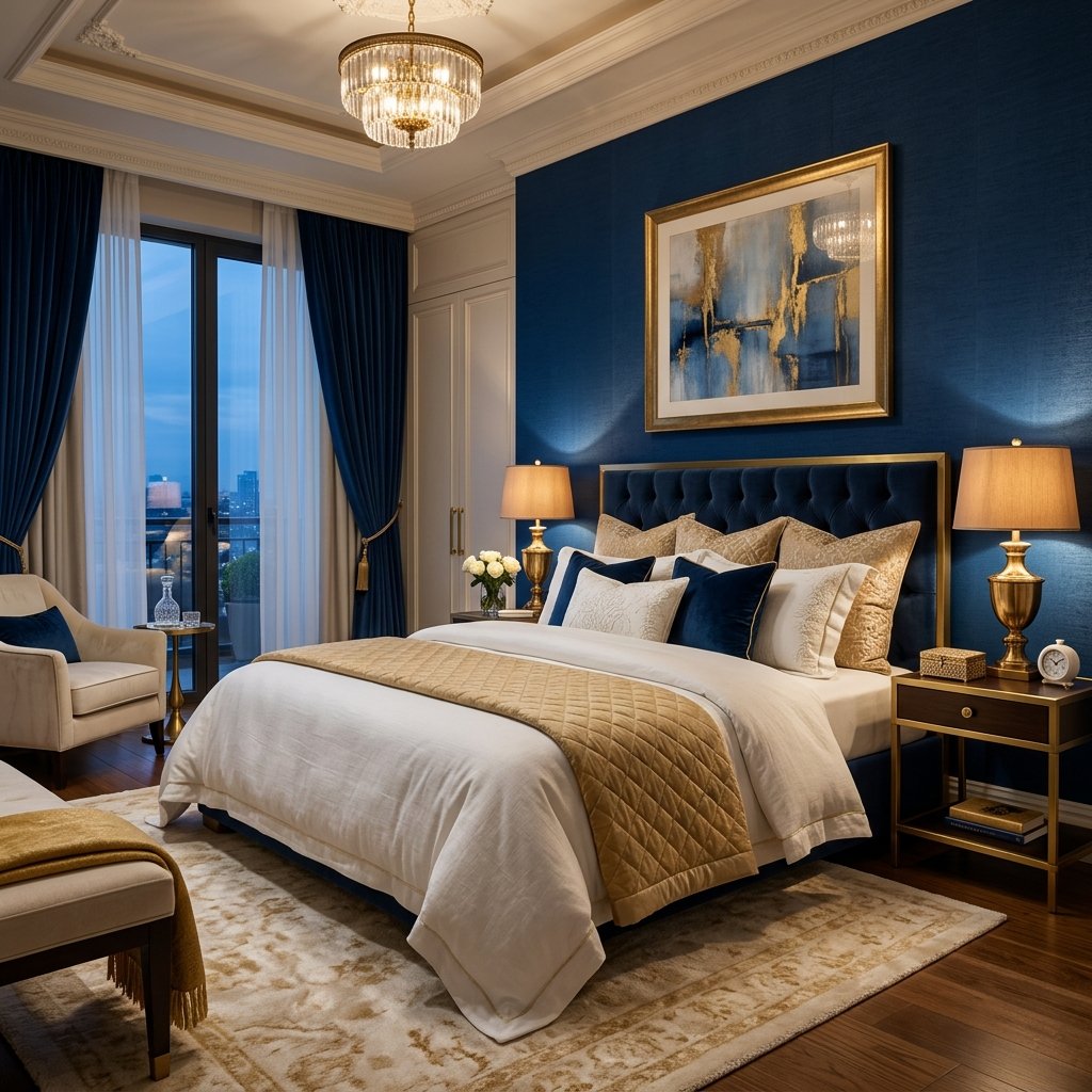Jewel Tone Accent Wall Idea