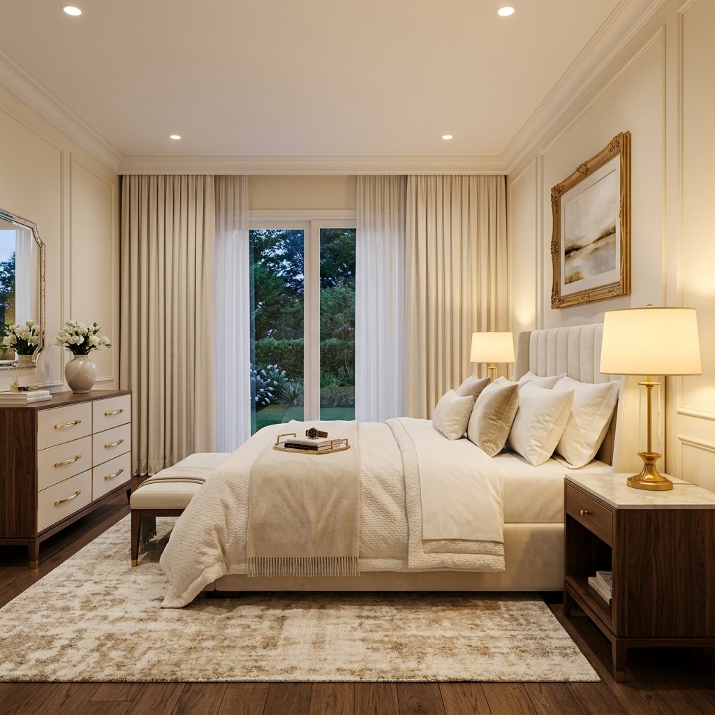 Gold Bedroom Decor Accents Idea