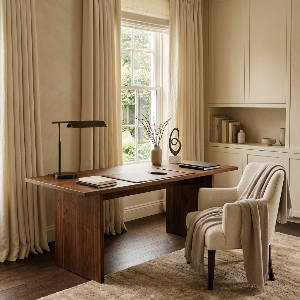 Quiet Luxury Home Office Ideas