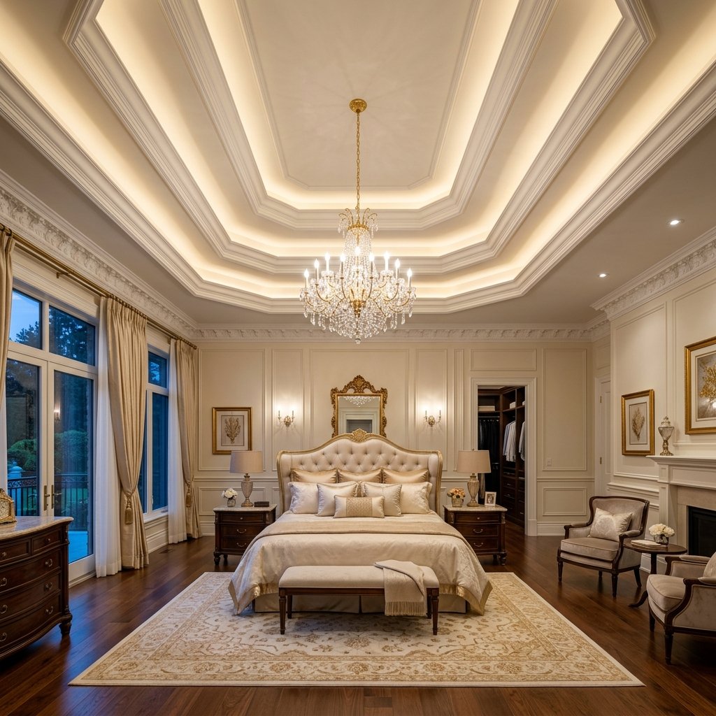 Crown Molding and Tray Ceiling Idea