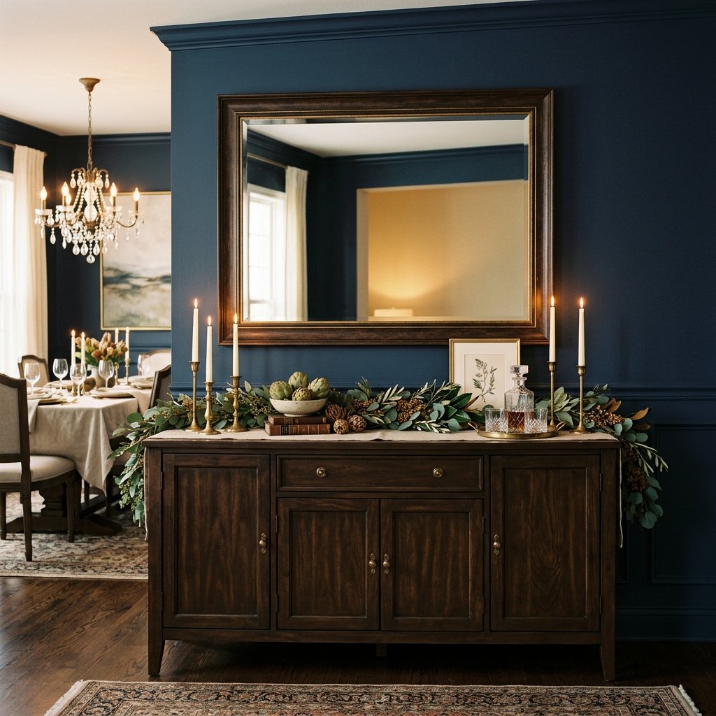 Dining Room Mirror Above decor Buffet Ideas