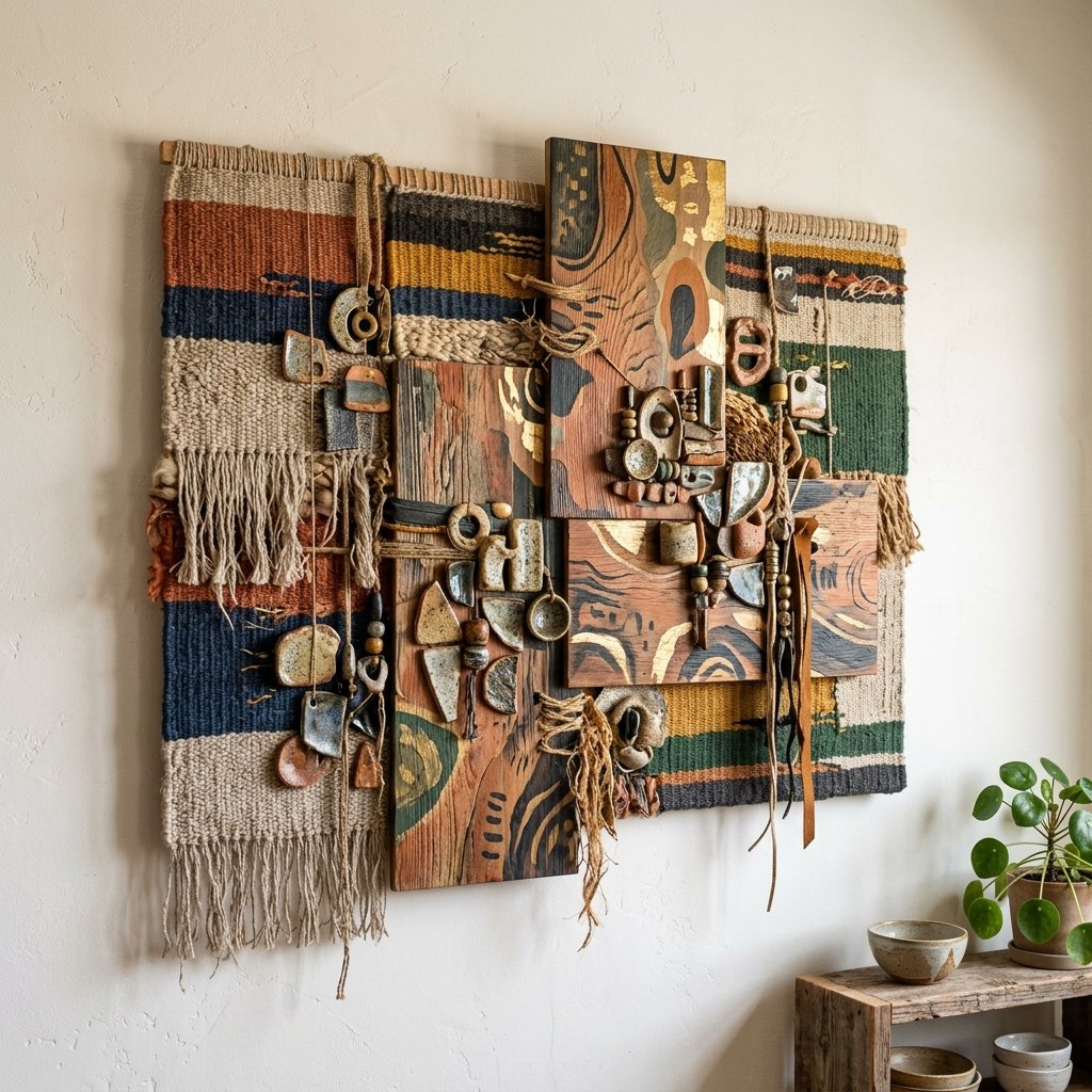 Mixed Media Handmade Wall Art Ideas