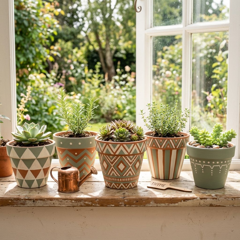 Painted Terra Cotta Pot Ideas