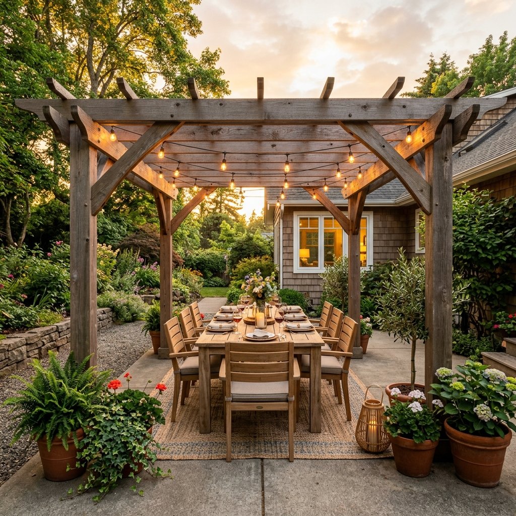 Pergola Ideas With Shade Cloth