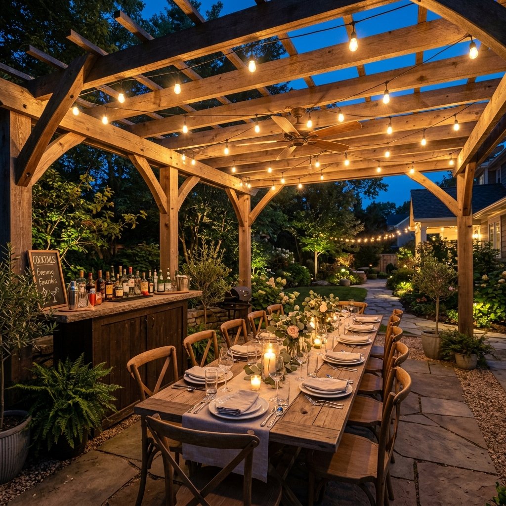 Pergola Ideas With Raised Garden Bed