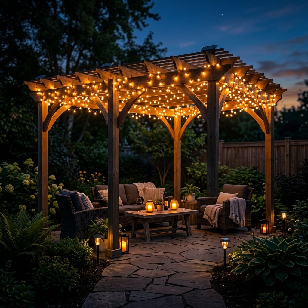 Pergola Ideas With Swing
