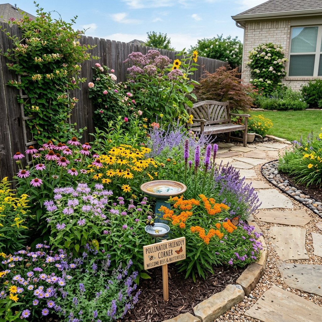 Pollinator Friendly Corner Landscaping Ideas