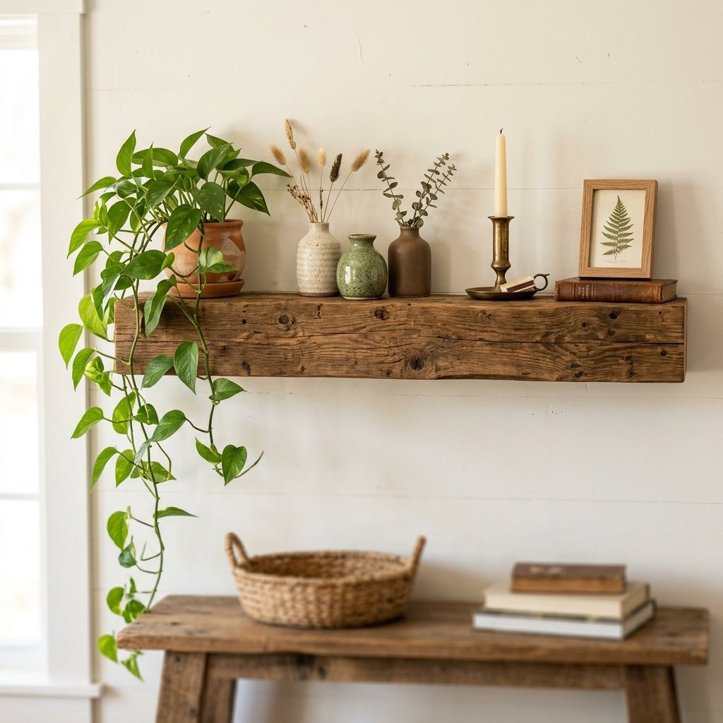 Reclaimed Wood Shelf Ideas
