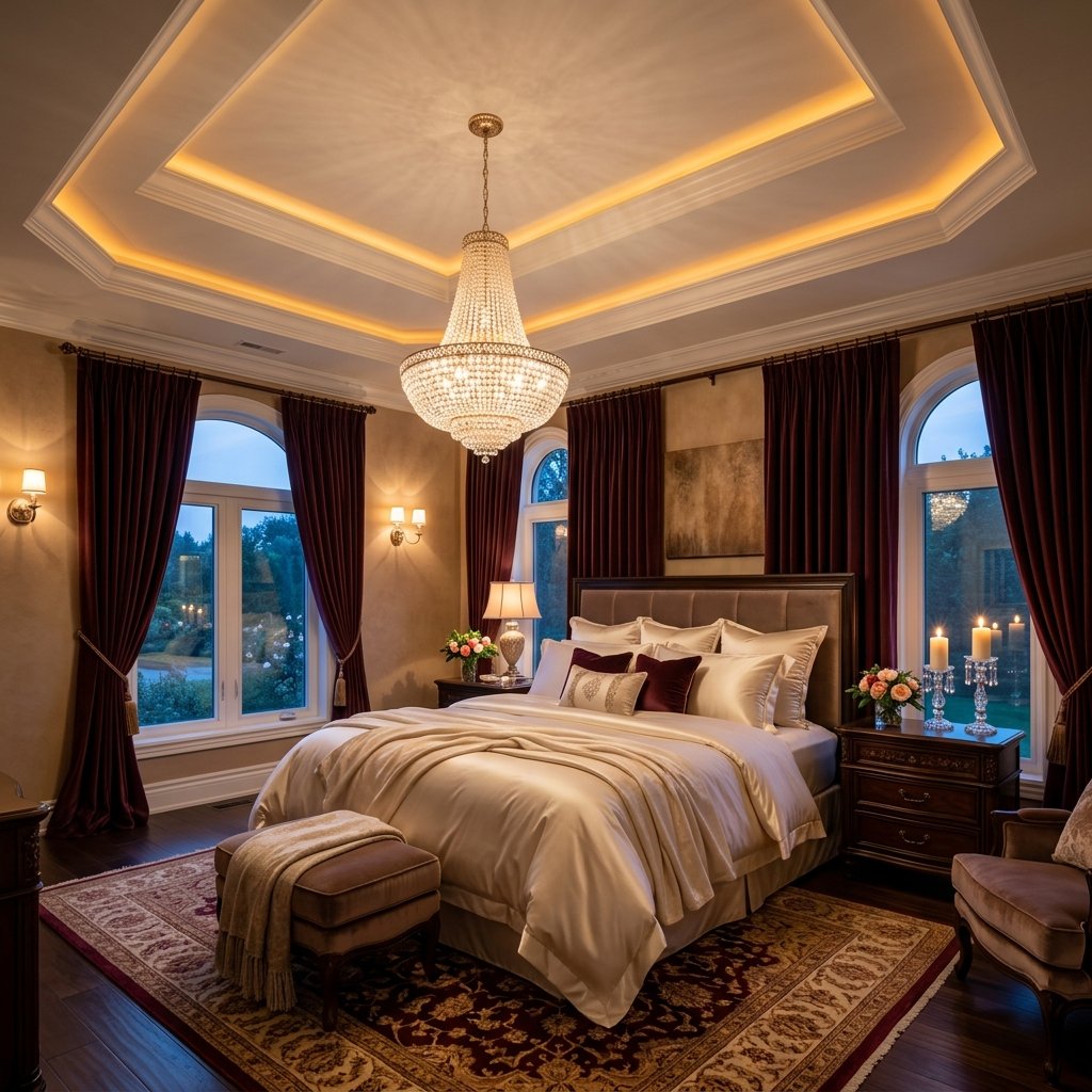 Romantic Bedroom Ceiling Lighting Ideas