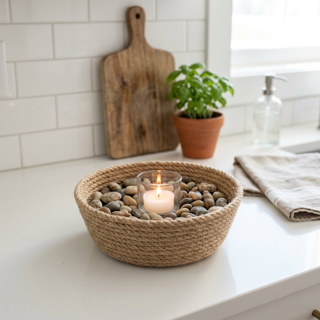 Rope Bowl and Tray diy home decor Ideas
