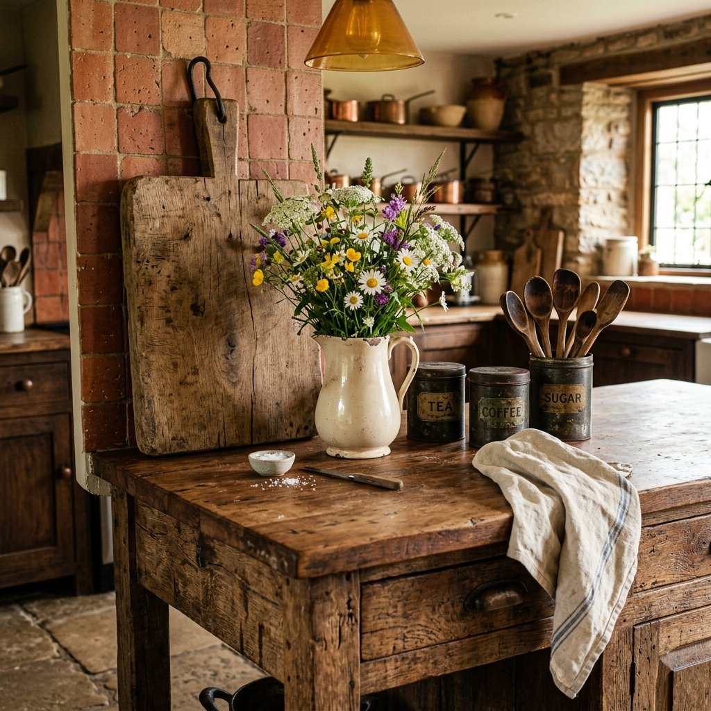 Rustic Kitchen Island Decor Ideas