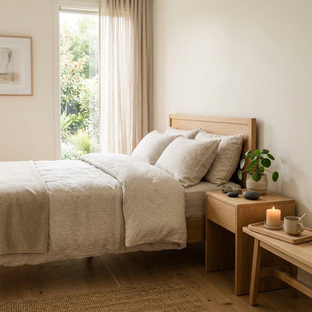 Spa-Like Bedroom Atmosphere Idea