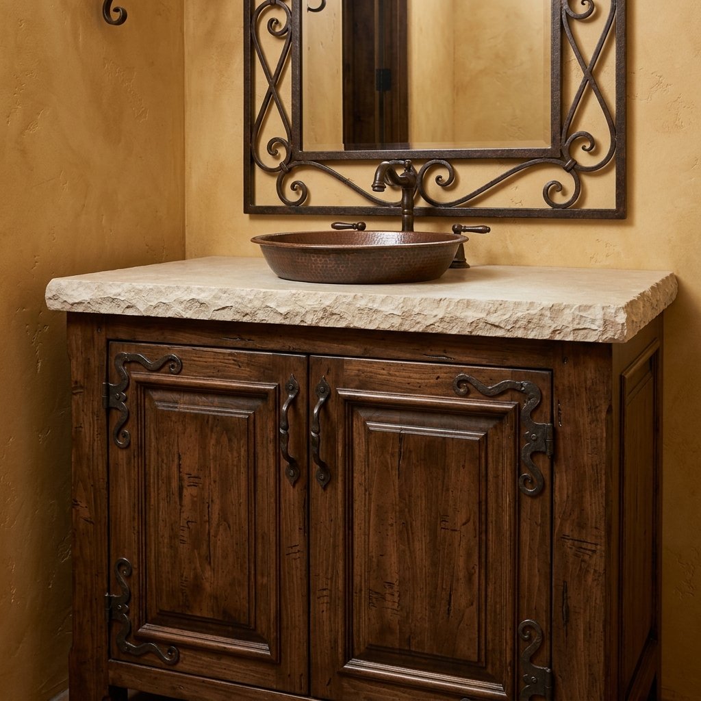 30 Modern Spanish Bathroom Inspiration for a Timeless Luxury Look 10 Modern Spanish Bathroom Vanity Ideas