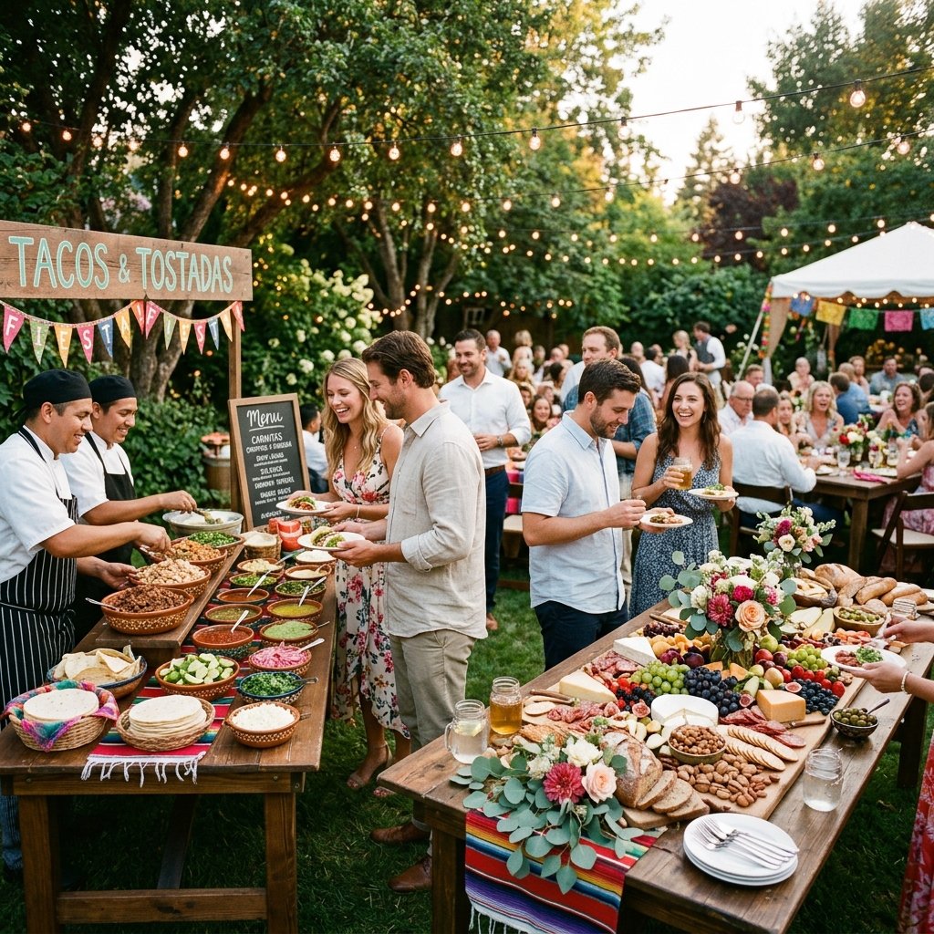32 Backyard Wedding Celebration Ideas Every Couple Needs to See Right Now 11 Backyard Wedding Catering Service Ideas