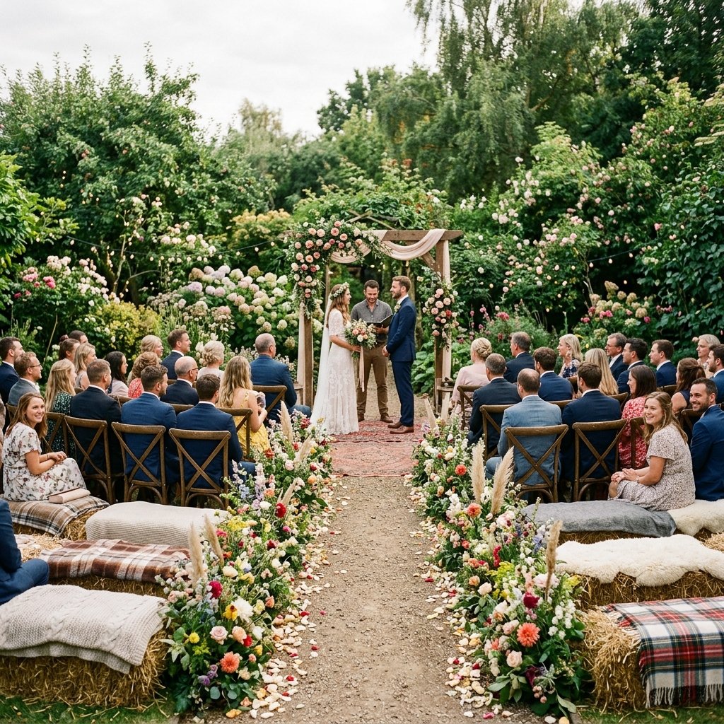 32 Backyard Wedding Celebration Ideas Every Couple Needs to See Right Now 19 Intimate Wedding Ceremony Seating Ideas