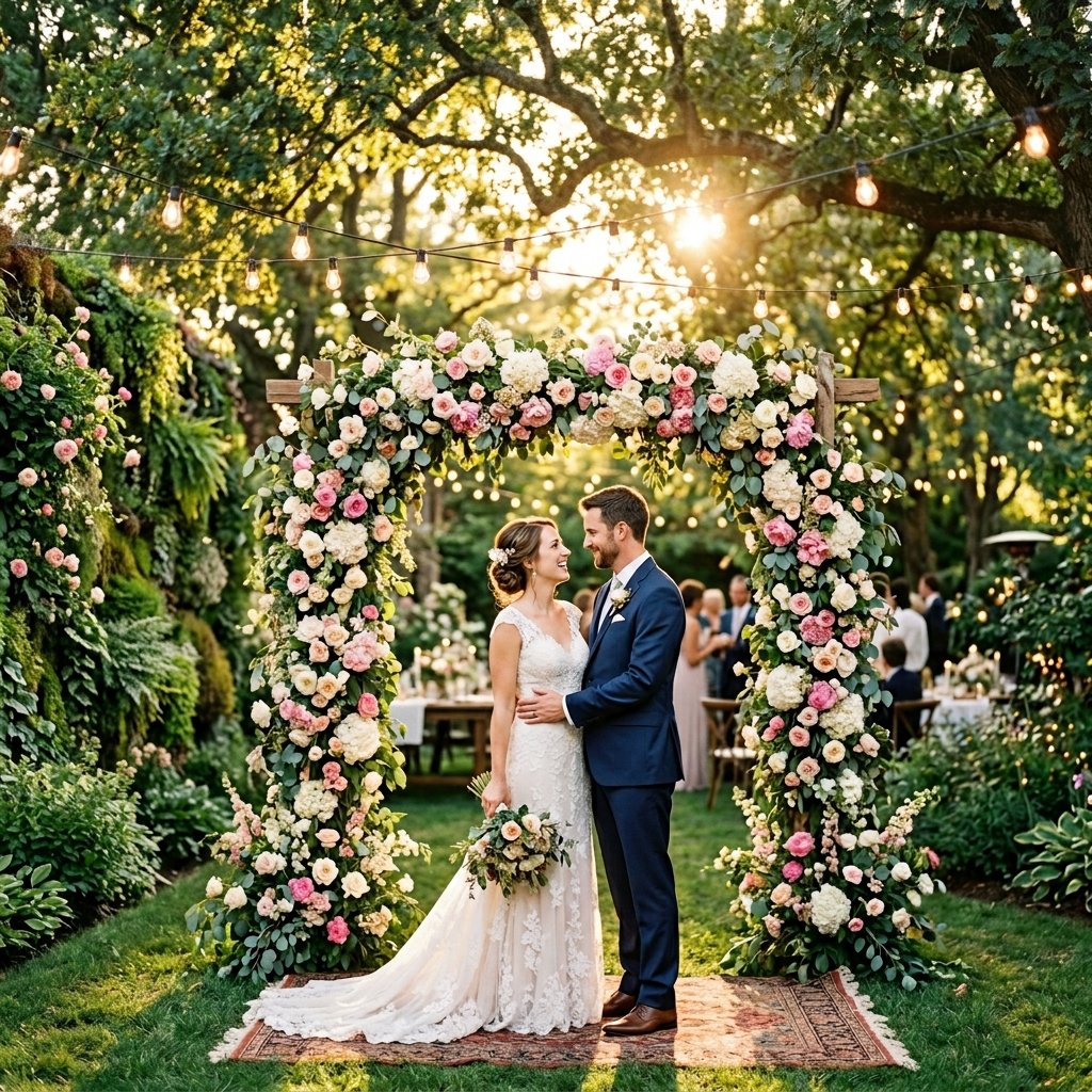 32 Backyard Wedding Celebration Ideas Every Couple Needs to See Right Now 13 Backyard Wedding Photography Spot Ideas
