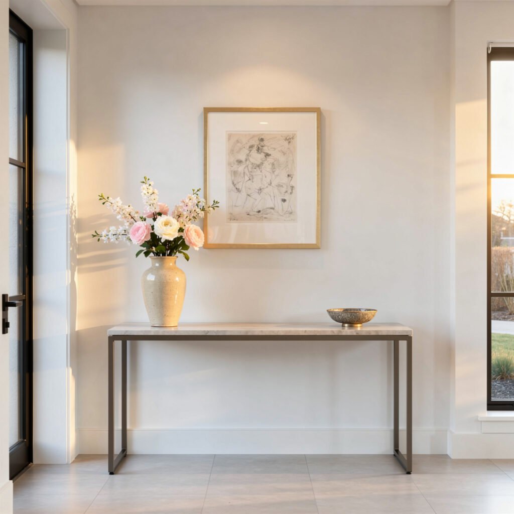 Foyer Console Table Styling Ideas