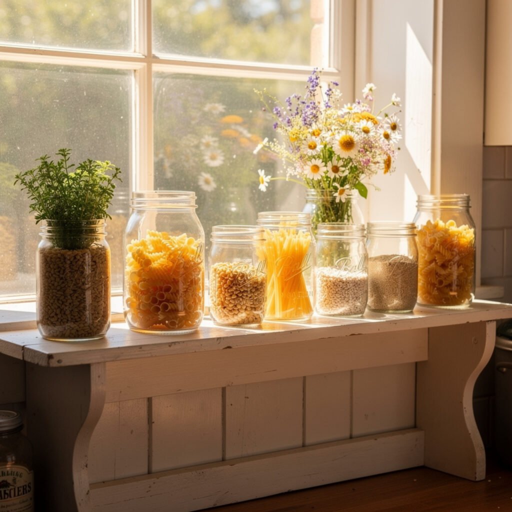 Mason Jar Kitchen Decor Ideas