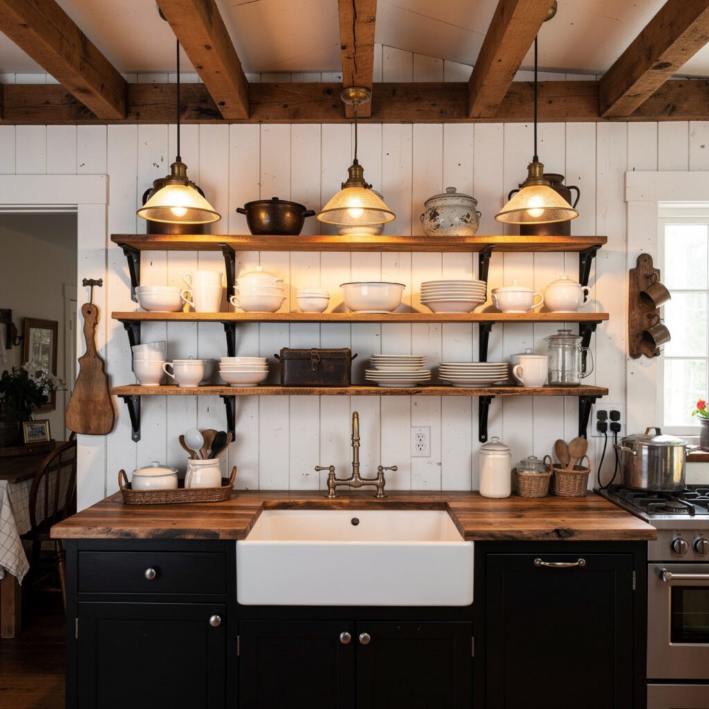 Black Farmhouse Kitchen Ideas