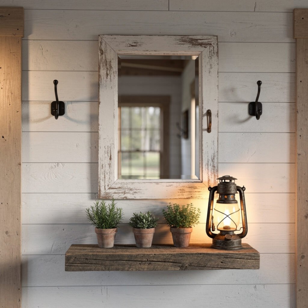 Farmhouse Entryway Mirrors Ideas