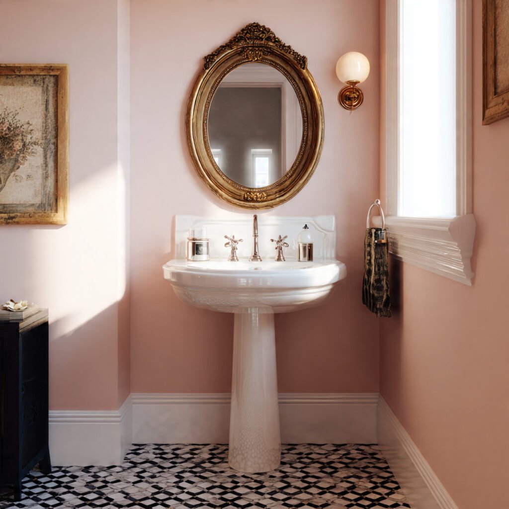 Vintage Powder Room Ideas