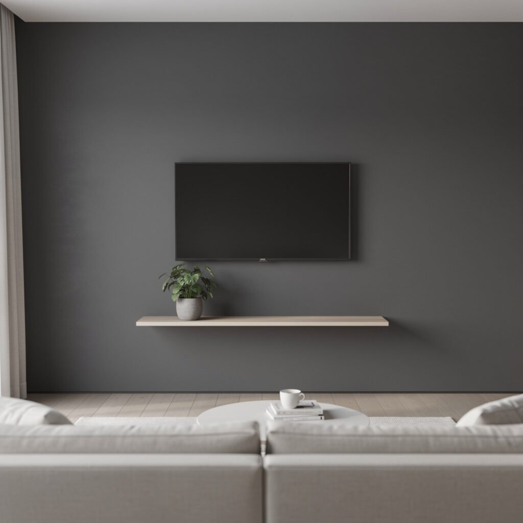Minimalist TV Wall Idea