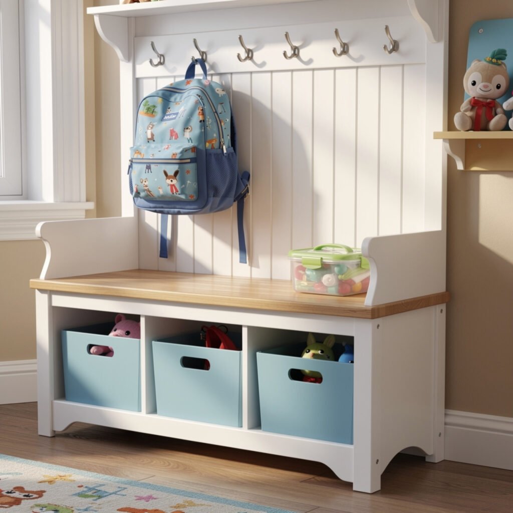 Kids Entryway Bench Ideas