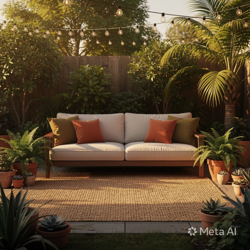 Cozy Backyard Sitting Area Ideas