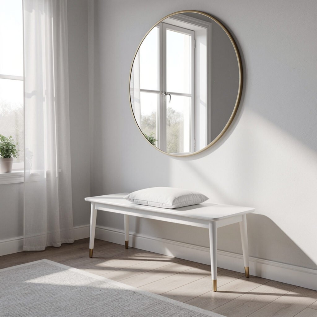 White Entryway Bench Ideas