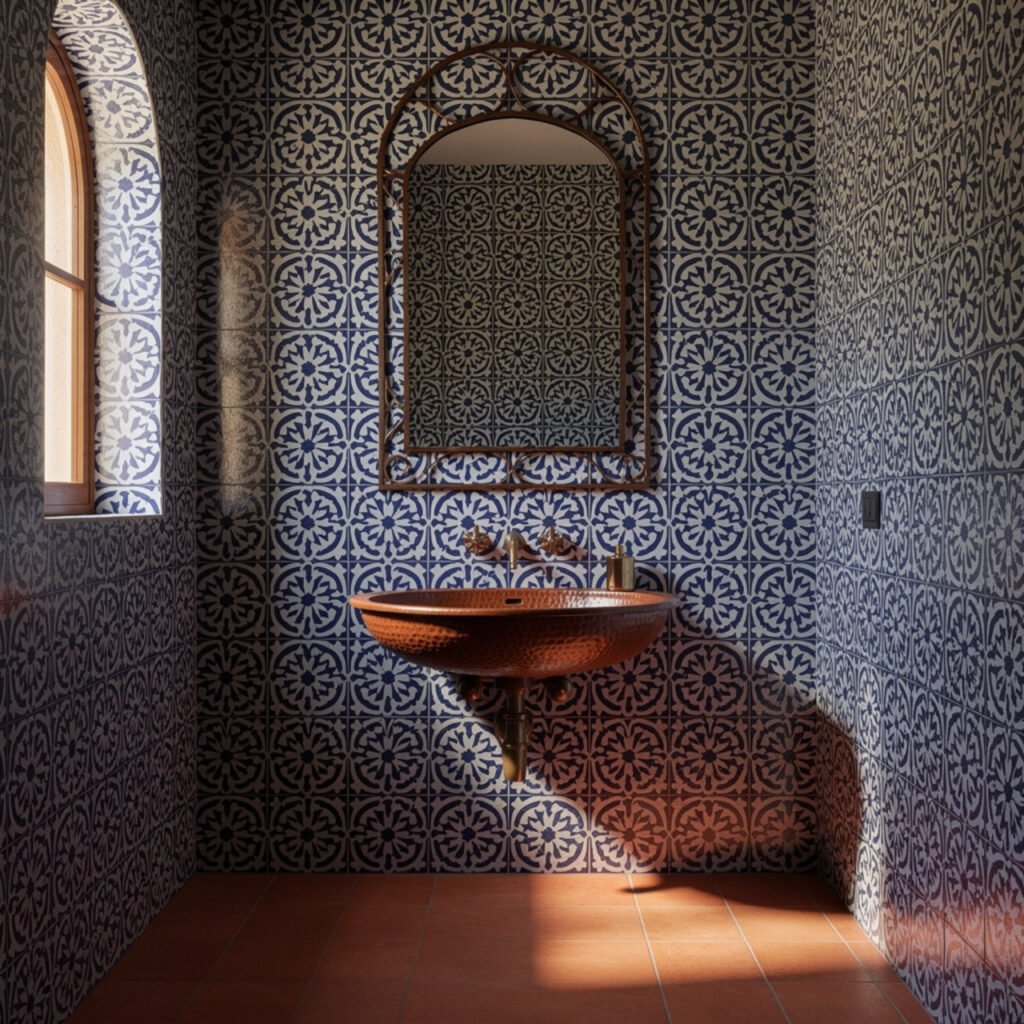 Spanish Style Bathroom Tile Ideas