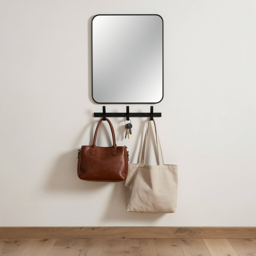 Entryway Mirrors With Hooks Ideas