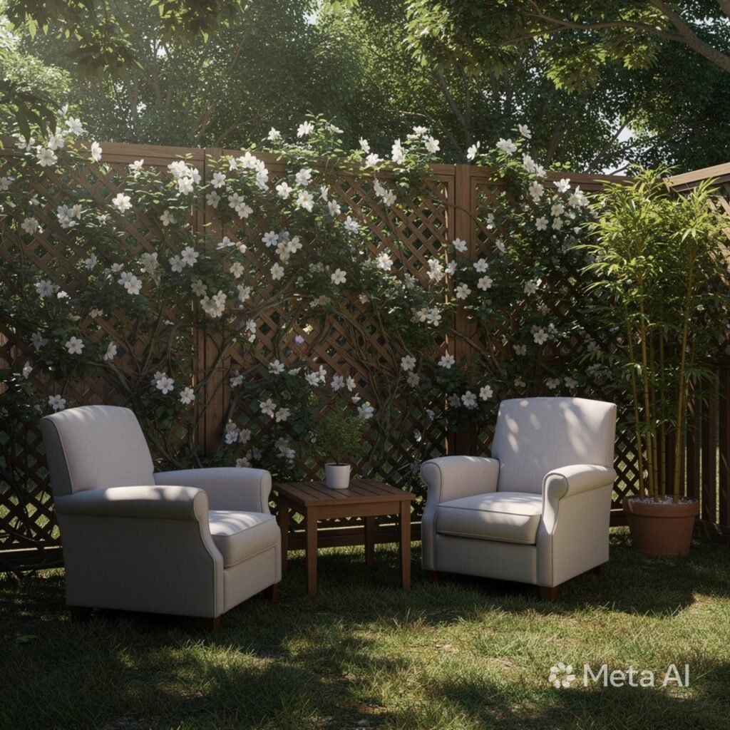 Privacy Screen Seating Area Ideas