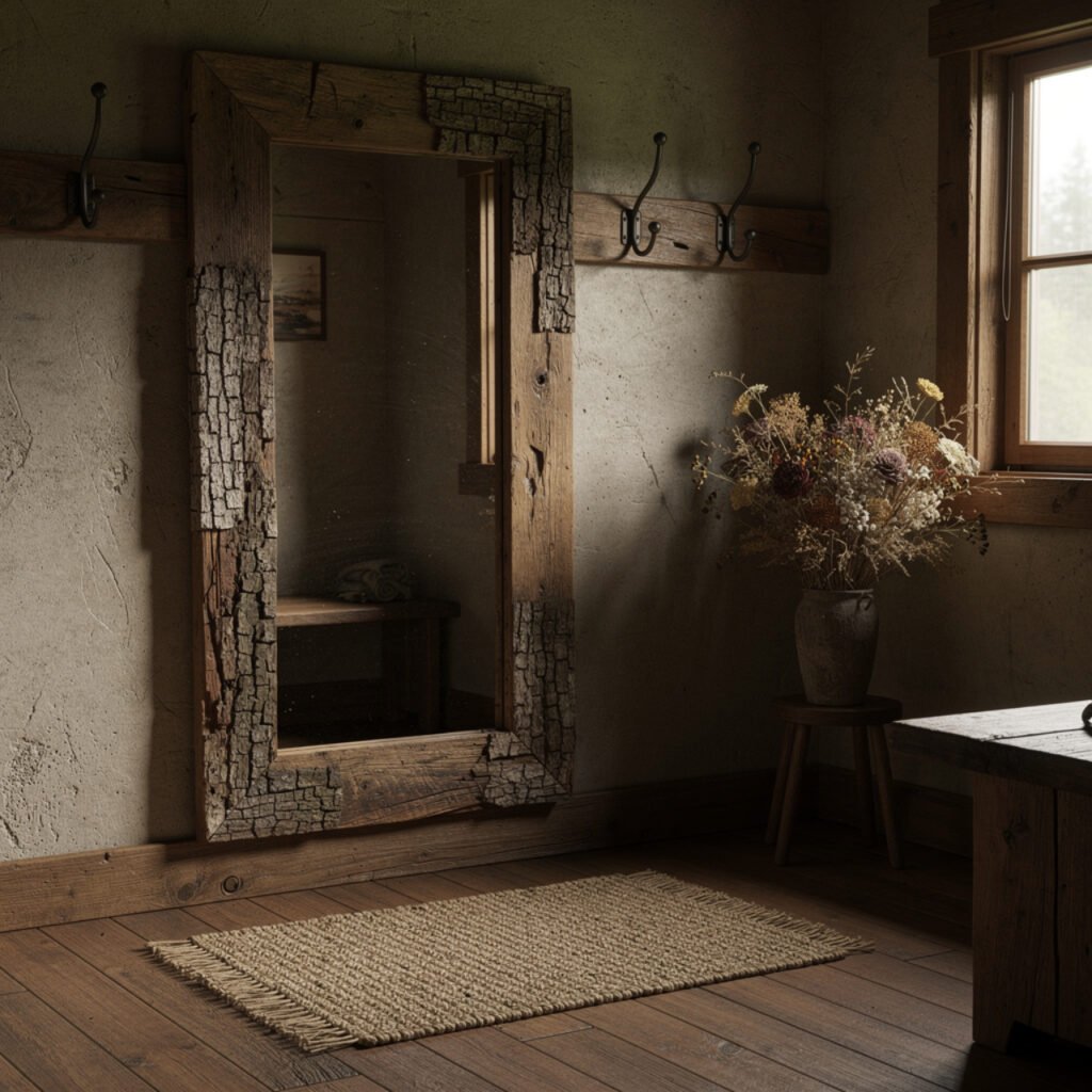 Rustic Entryway Mirrors Ideas