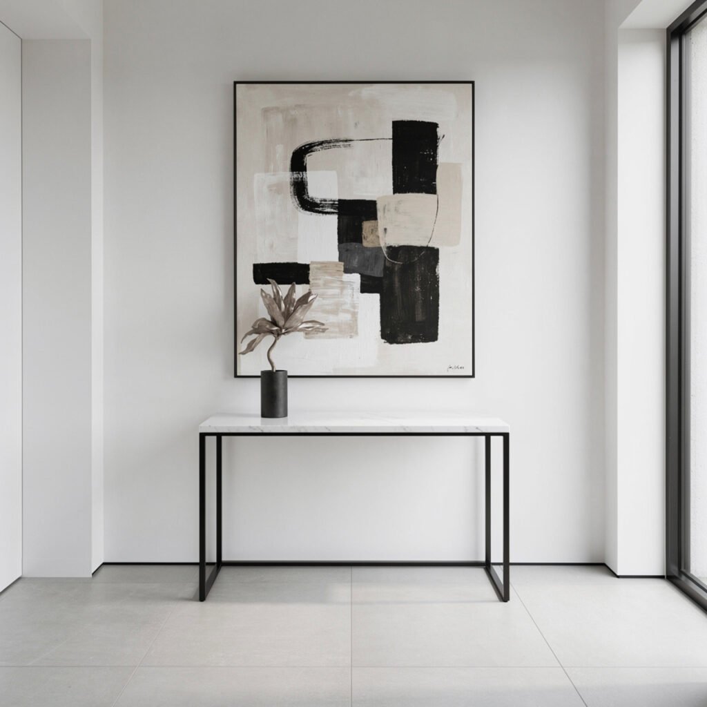 Modern Console Table Entryway Ideas