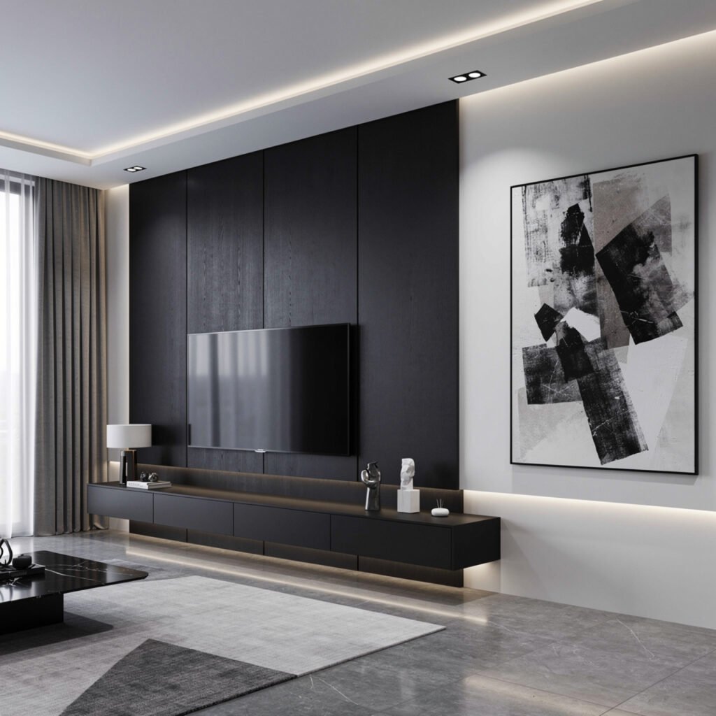 Modern TV Wall Idea