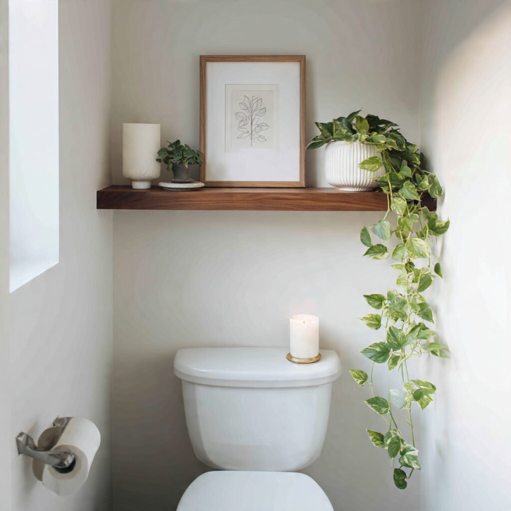 Powder Room Shelf Ideas