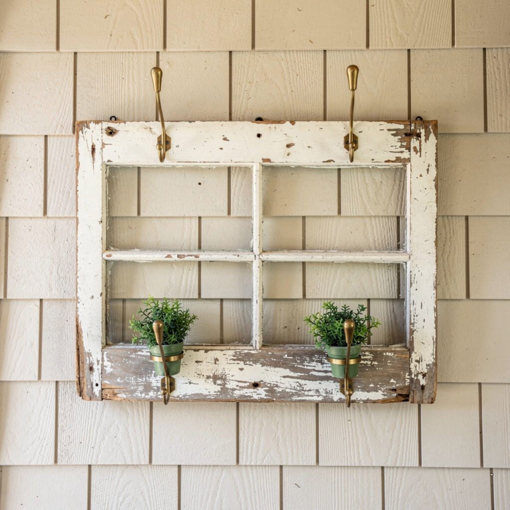 Repurposed Window Frame Ideas
