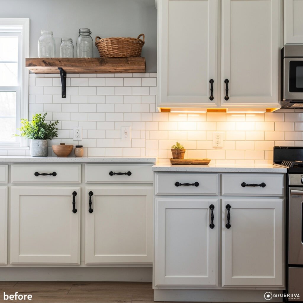 Budget Friendly Farmhouse Kitchen Makeover Ideas